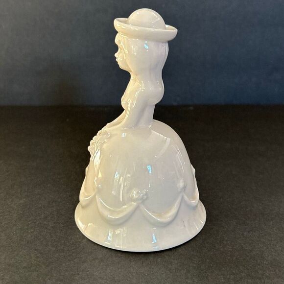 Vtg Goebel Porcelain Bell Figurine Bride Flower Girl West Germany - Picture 6 of 10
